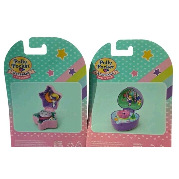 2 Polly Pocket Keepsake Collection Heritage Ring Box Stardream Fairy Meadow 2025 - Picture 2 of 3